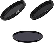 37mm Camera Lens Neutral Density Filter Bundle ND16 ND32 ND64 4 Stop 5 Stop 6 Stop For Olympus E-M1, E-M1 Mark II, E-M1 Mark III With Olympus M. Zuiko 45mm f/1.8 Lens
