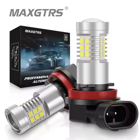 2x Car Fog LED Light H8 H11 H16 EU 9005 HB3 9006 HB4 1500LM Led 2835 Chip Bulbs 12V Auto Lamps Dayti