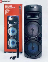 Pember Suara ZQS-8220S Bluetooth Speaker 1200W Super bass Outdoor Speaker 8 Inch Double Horn Subwoo