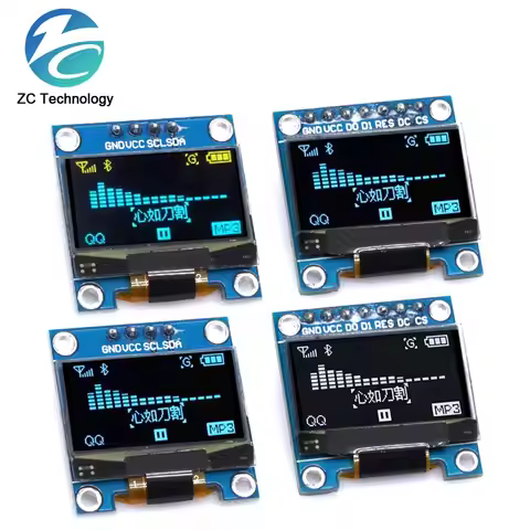0.96 inch OLED IIC Serial White Display Module 128X64 I2C SSD1306 12864 LCD Screen Board GND VCC SCL
