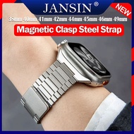 สาย สำหรับ Apple Watch Ultra 3 2 ของแท้ 49mm 46mm 41mm 45mm สายแม่เหล็ก สายนาฬิกา สแตนเลส iWatch Ser