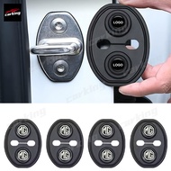 4Pcs MG Car Door Lock Protection Cover Silicone Car Door Lock Anti-scratch Case Buffer Shock Absorbe