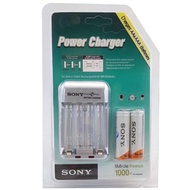 AA and AAA battery SONY Compact Charger With Rechargeable Battery