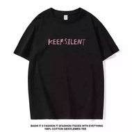 Áo Thun Cotton Tay Ngắn in Hình Trái Tim Ngày Lễ Tình Nhân Dành Cho Nữ Always Wonder Keep Silent Của