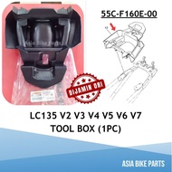 Yamaha Original LC135 V2 V3 V4 V5 V6 V7 Tool Box / Getah Kotak Spana Bawah Seat - 55C-F160E-00