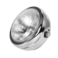 Retro Lens Motorcycle Round Modified Front Headlight Fits For CG125 GN125