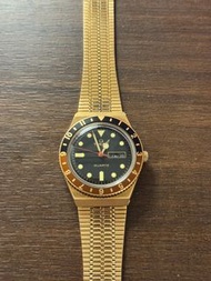 Timex Q 38mm reissue (root beer) quartz watch