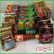 PAKET SEMBAKO INDOMIE VARIAN RASA MURAH ISI (KECAP,SAOS,KOPI,INDOMIE)