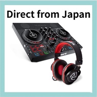 [Direct from Japan]Numark Beginner DJ Controller with Built-in Speakers and Closed-Back Headphones S