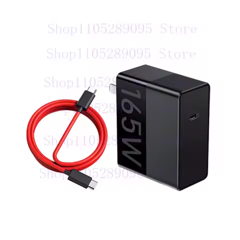 Original For Nubia Red Magic 7 7S Pro 165W GaN Fast Charging US Wall Charger + Cable 95new