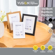 Vusign Bingkai Gambar Picture Frame Photo Certificate 4R 5R 6R A4 Dinding Minimalis Home Decor 相框