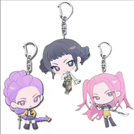 K Pop Demon Hunter Keychains Kpop DDemon Hunter Birthday Party Favors Gift Heart Necklaces Bracelets