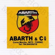 Stickers / Sticker Fiat Abarth OEM