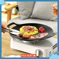 Cast iron pan SIZE 34 - stone baking pan non-stick pan size 34 cm Korean non-stick stone pan chao da