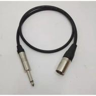 Standard Canare Cable 11-15mtr Plus Jack Canon XLR Male To Akai 6.5mm