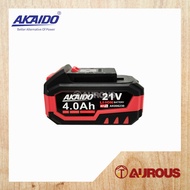 AKAIDO A21BL 21V BATTERY 4.0Ah LITHIUM LI-ION BATTERY RECHARGEABLE BATTERY (4.0Ah)