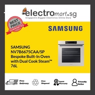SAMSUNG NV7B6675CAA/SP Bespoke Built-In Oven  with Dual Cook Steam™ 76L
