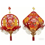 [Size 38cm Vip Model 2026 ] God of Wealth Nodding, Swinging, Carp Riding Model, Vietnamese Letters