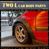 proton satria gti fender arch have fibre and pu material (4 side fender)