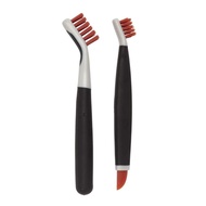 Good Grips Deep Clean Brush Set Black,Set includes: Large Brush and Small Brush,16.5L x 3.8W x 1.9H 