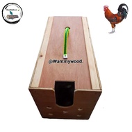 Derby Wooden Box Kulungan ng Manok - Single Quality