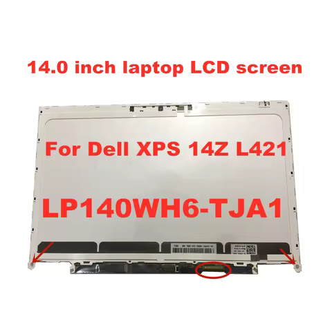 Original lcd display for dell xps 14z screen LP140WH6-TJA1 F2140WH6 Laptop LCD Screen 14-inch panel 
