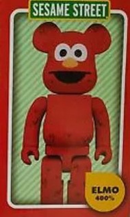 medicom bearbrick sesame street 芝麻街 Elmo 400%