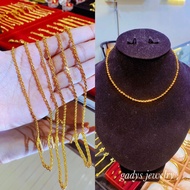 REPLIKA Children's necklace chain made of premium crum material 40 cm 24krt Gold plated Crum Light G