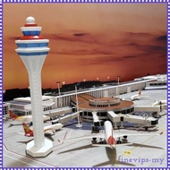 [FinevipsMY] 1:400 Airport Control Tower Model Collection Realistic Micro Landscapes Diorama