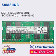 SAMSUNG 32gb 3200mhz 2666mhz ddr4 ram laptop sodimm memory pc4