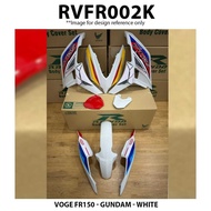 Cover Set Rapido VOGE FR150 GUNDAM WHITE Coverset BODY COVER VOGE150 FR 150 VOGE FR150 GUNDAM WHITE