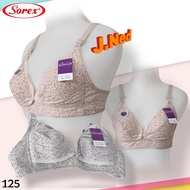 J125 Sorex Women's Nursing Bra Without Foam Without Wire Cup B Three Front Buttons Size 36-42