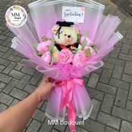 Cheap premium graduation doll flower bouquet - graduation bouquet - graduation bouquet - graduation 