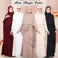 ARIA DRESS Abaya Baju RAYA 2026 DRESS NIKAH / BAJU NIKAH / BAJU TUNANG / DRESS LABUH Abaya Pleated j