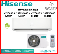 Hisense Air-Con INVERTER (R32) 1.0HP/1.5HP/2.0HP/2.5HP With Energy Saving HISENSE-AI10KAGS/AI13KAGS/AI20KAGS/AI25KAGS
