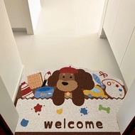 Door Entrance Door Mat Entrance Foot Mat Dirt-Resistant Anti-Slip Household Cute All-Cut Wear-Resist