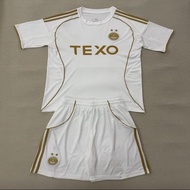 เสื้อเจอร์ซีย์ Aberdeen 25/26ชุดกางเกงขาสั้นเสื้อแข่งฟุตบอลคุณภาพแบบไทยสำหรับเด็กและผู้ใหญ่