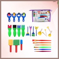 📦 26 Pcs Set ng Sponge Brush para sa Pagpinta Madaling Gamitin Hindi Nakamamato
