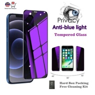 Realme Privacy + Blueray Screen Protector Glass C30 9 9i C31 C35 X 3 c2 8 8s X7 GT Neo 2 3T GT2 C25y