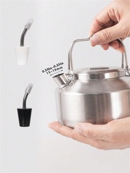 1入組戶外咖啡壺配件壺嘴延長管,手沖壺咖啡壺配件,不包含壺