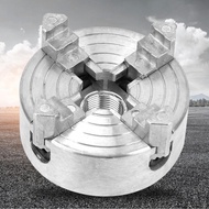 topgoes-SG Z011A Zinc Alloy 4 Jaw Chuck Clamp Accessory Compact Size Easy Use Mini Metal Lathe