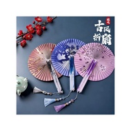 Chinese Style Folding Magnetic Fan Group Fan Chinese Ancient Fan Female Dance Hanfu Fan Student Fold