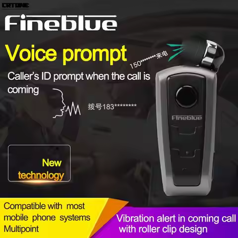 Fineblue F910 Mini Headphone Sport wireless Bluetooth Earphone with hands-free Microphone call vibra