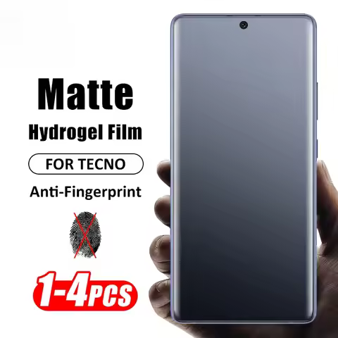 2-4Pcs Matte Hydrogel Film For Tecno Spark 20 10 Pro Plus 20C 10C Pop 8 7 6 Screen Protectors For Te
