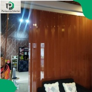 pintu pvc folding door bahan plastik / anti rayap / rolling system