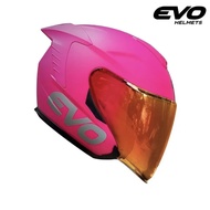 COD CLEAR LENS MATTE FREE WITH NON HELMET FACE REVO FUCSHIA LENS RX5 EVO HALF DUAL VISOR PINK PINK