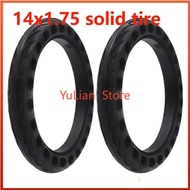 14*1.75 Electric Car Solid Tire 14 Inch honeycomb hole solid Tire for Rubber Electrombile 14x1.75 So