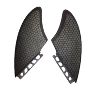 Fiberglass Twin Fish Surf Fins Keel Surfboard Fin Surfing Accessory