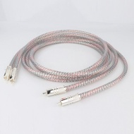 Pair Nordost Valhalla Series 7N Silver Plated HIFI Stereo RCA Cable Hi-Fi Audio 2RCA to 2RCA Interco