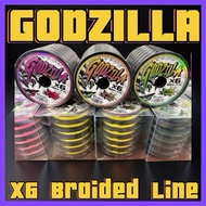 GODZILLA X6 100% Braided Line 100m EUPRO Tali Benang Pancing 6-Sulam 100% Green,Pink,Yellow,Red,Blac